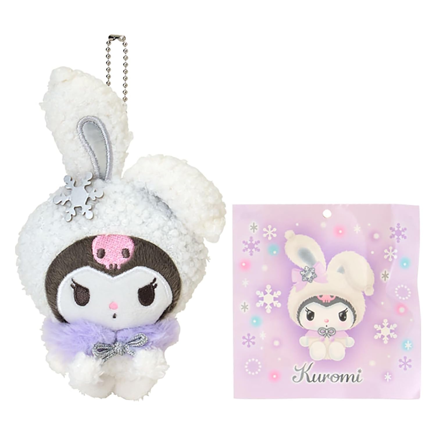 Sanrio Ramune Mascot Holder (Snow Rabbit) Kuromi Christmas Gift 248266