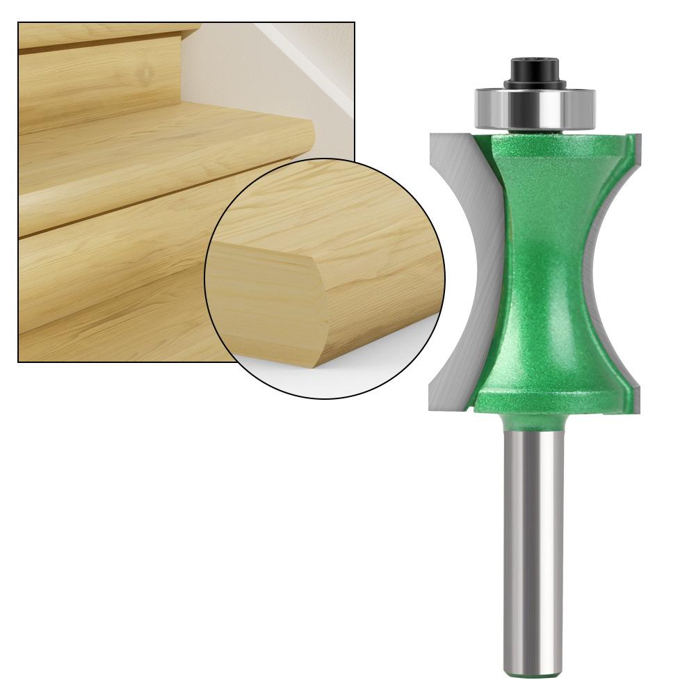 4-Piece Set of 8-handle Arc Cutter Woodworking Milling Cutter Flat Bottom Arc Cutter Arc Cutter Arc Cutter Woodworking Milling Cutter Slotting Cutter