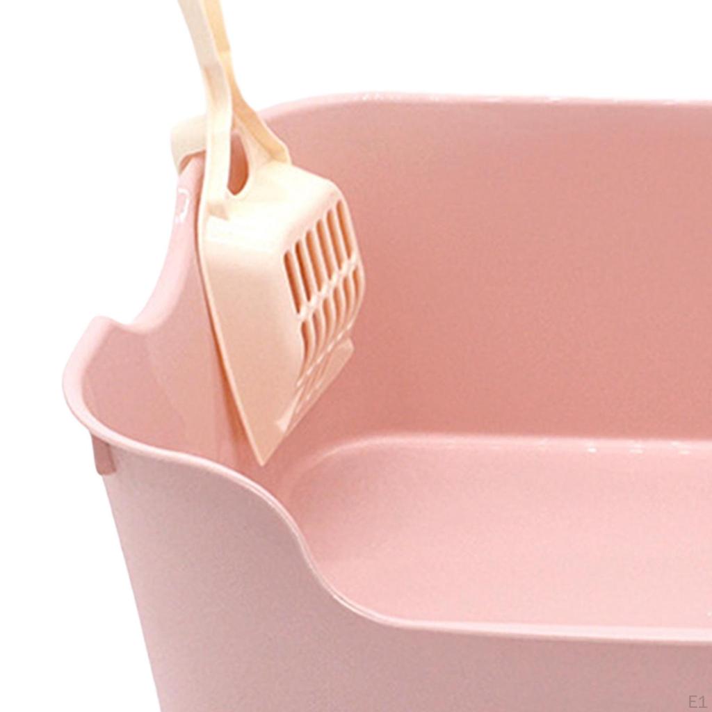 Katzentoilette, Bettpfanne, Reisetoilette, tragbar, Spritzschutz, leicht zu reinigen, für Kaninchen, halbgeschlossen