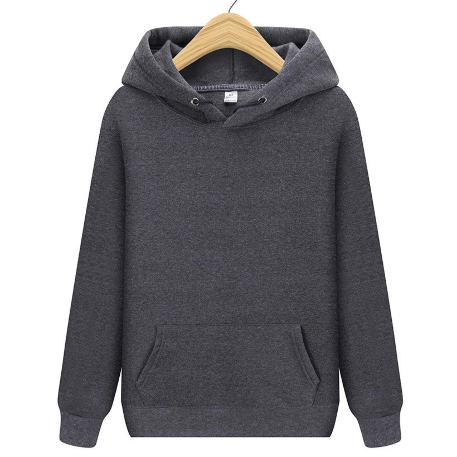 Unisex Loose Color Hooded Sweatshirt Jacket M