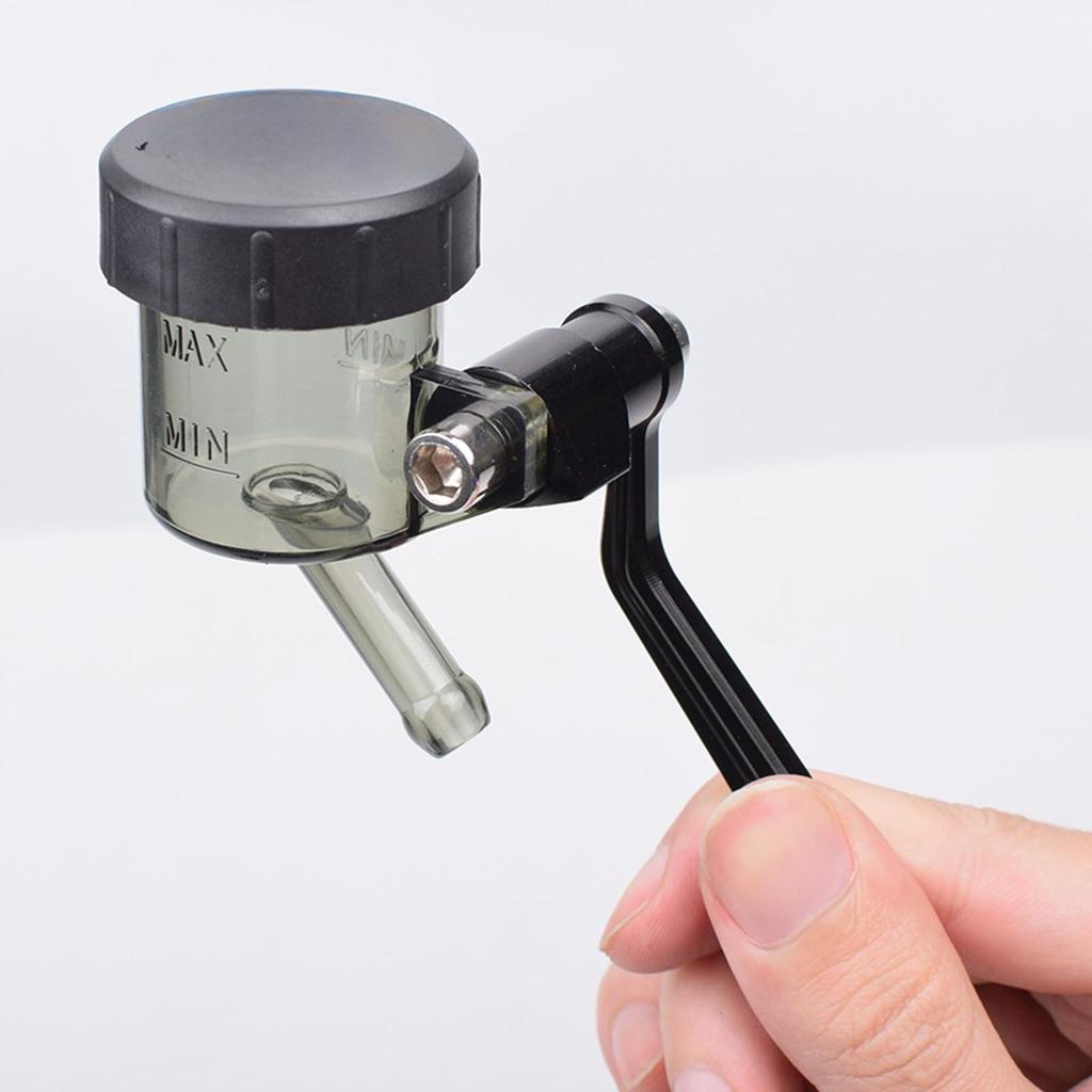 Motorcycle Brake Reservoir Bracket Quick-Install Metal Brake Reservoir Bracket for Motorcycle Riding for Daily Commutes City