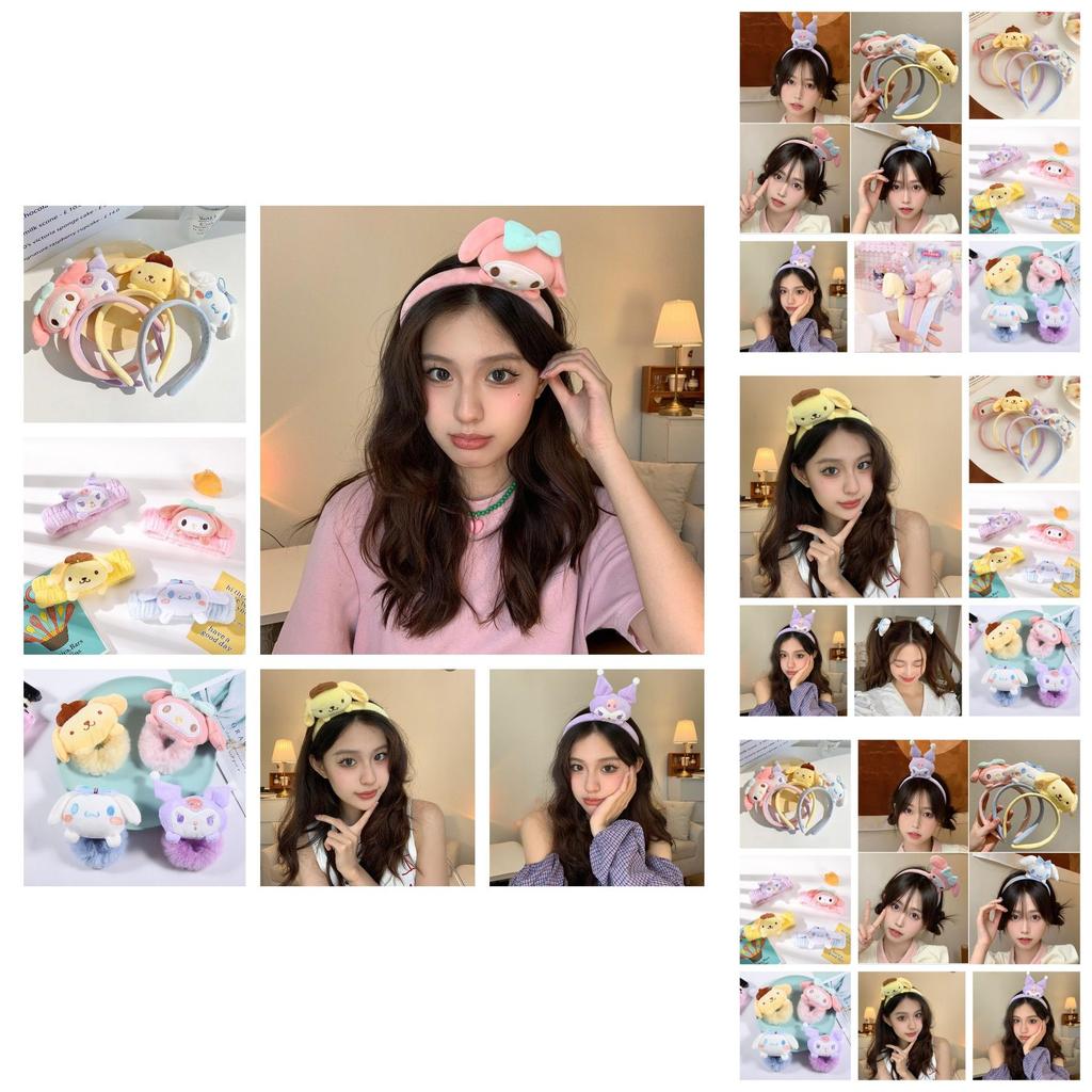 Sanrio Melody Hairband Cute Cartoon Elastic For Girls