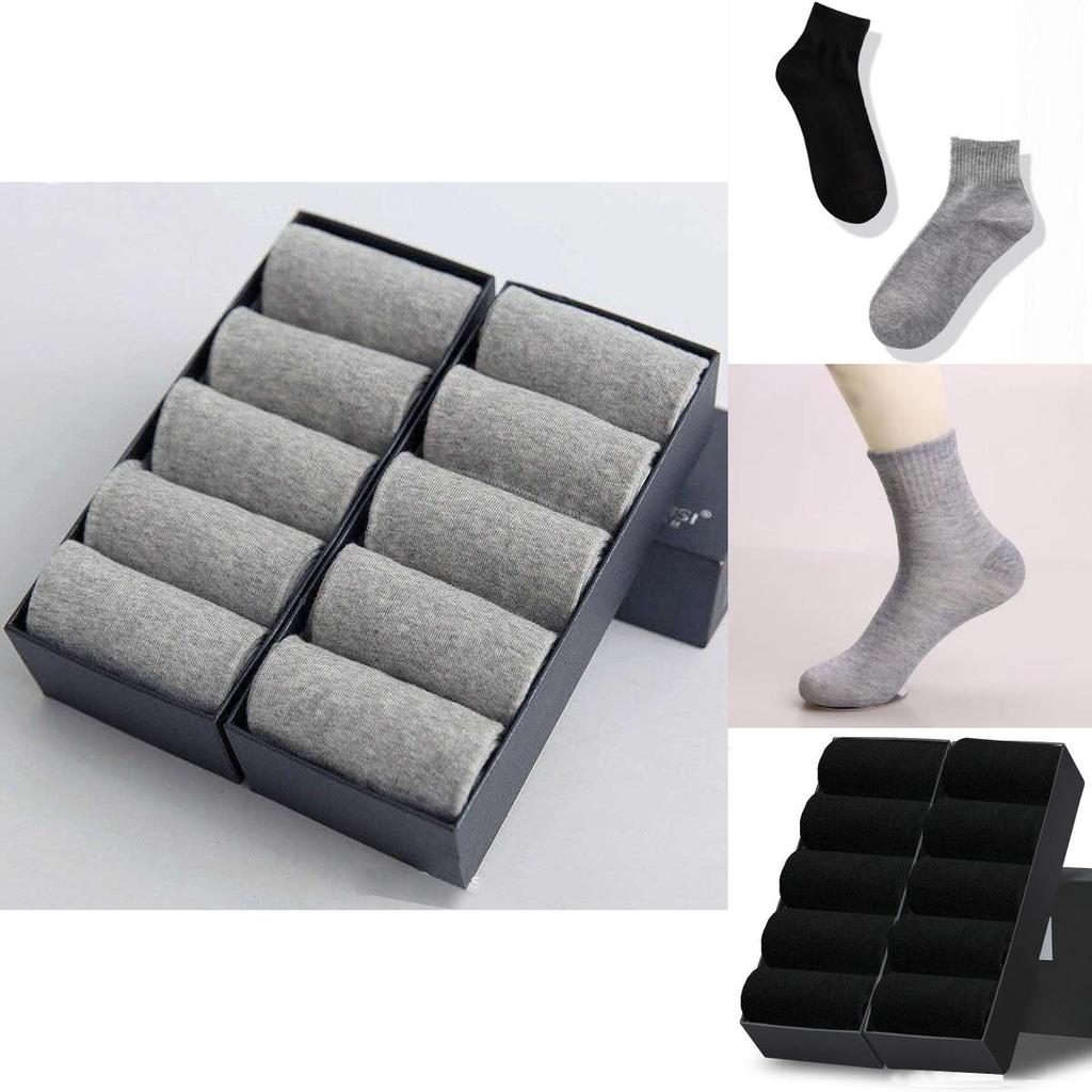 Premium Cotton Men's Socks Autumn Winter Season Casual Athletic Crew Socks