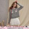 Women's Bow-Knot Polka Dot Knit Sweater