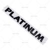 ABS 3D PLATINUM Letter Tail Badge Label Custom Body Sticker Car Emblem Suitable For Tule Waterproof Auto Decal