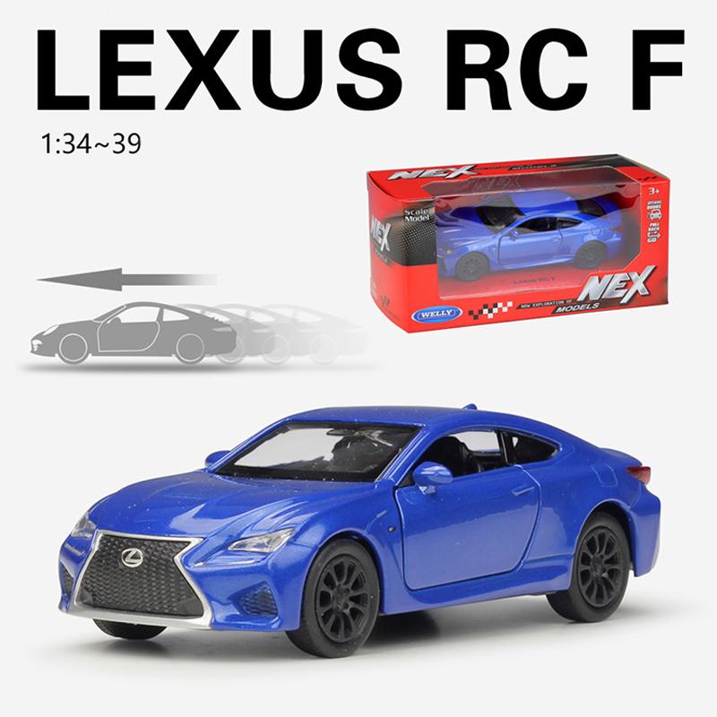 

Масштаб 1/36 Welly LEXUS RC F, модель автомобиля из сплава, литье под давлением, металлические игрушечные автомобили, модель автомобиля, коллекция высокой имитации, детские подарки 1/36-11.7x4.5x3.4cm синий