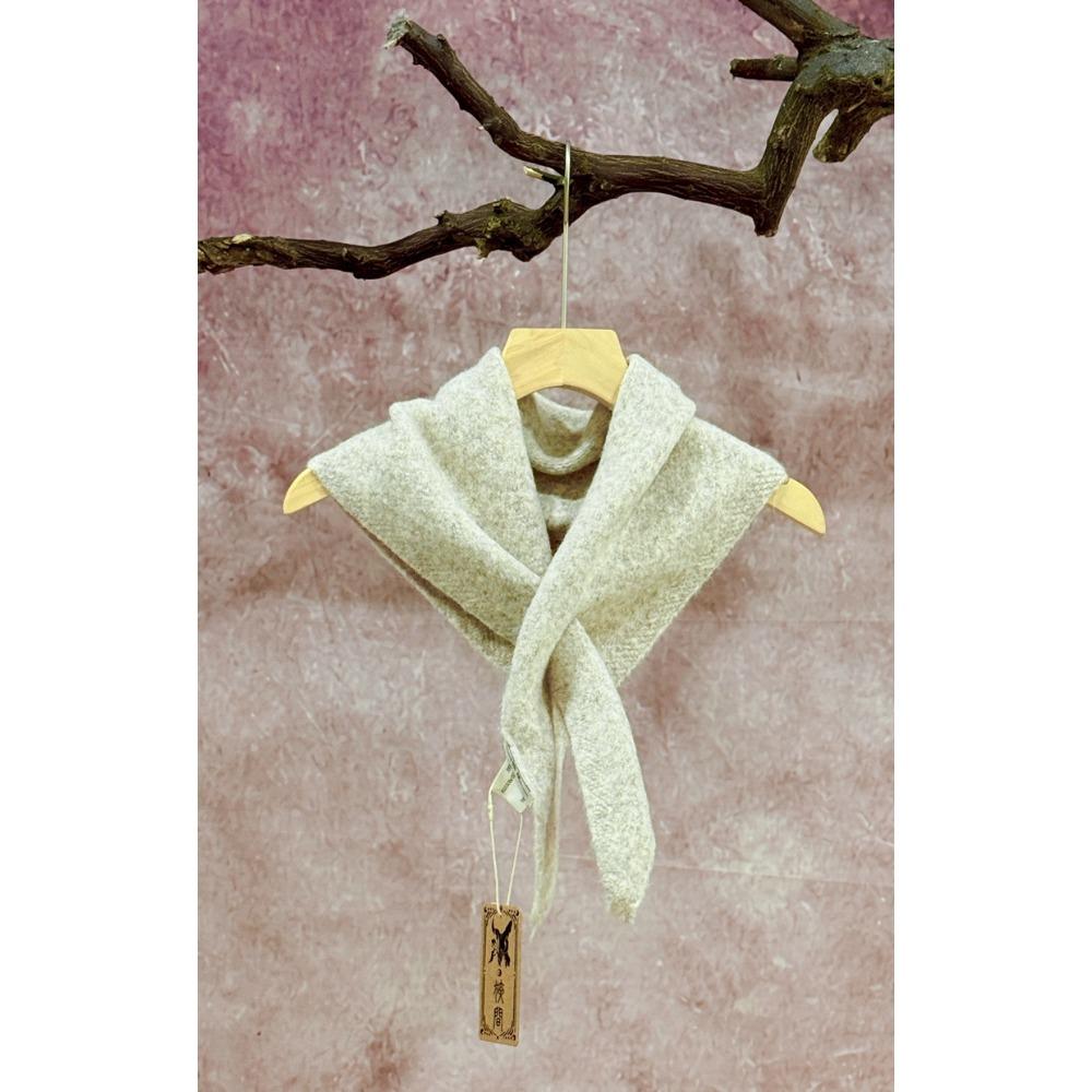 Triangle Scarf Scarf Solid Color Shawl Cape Autumn and Winter Women's High-end Shawl Blanket Warm Small Cape Cape