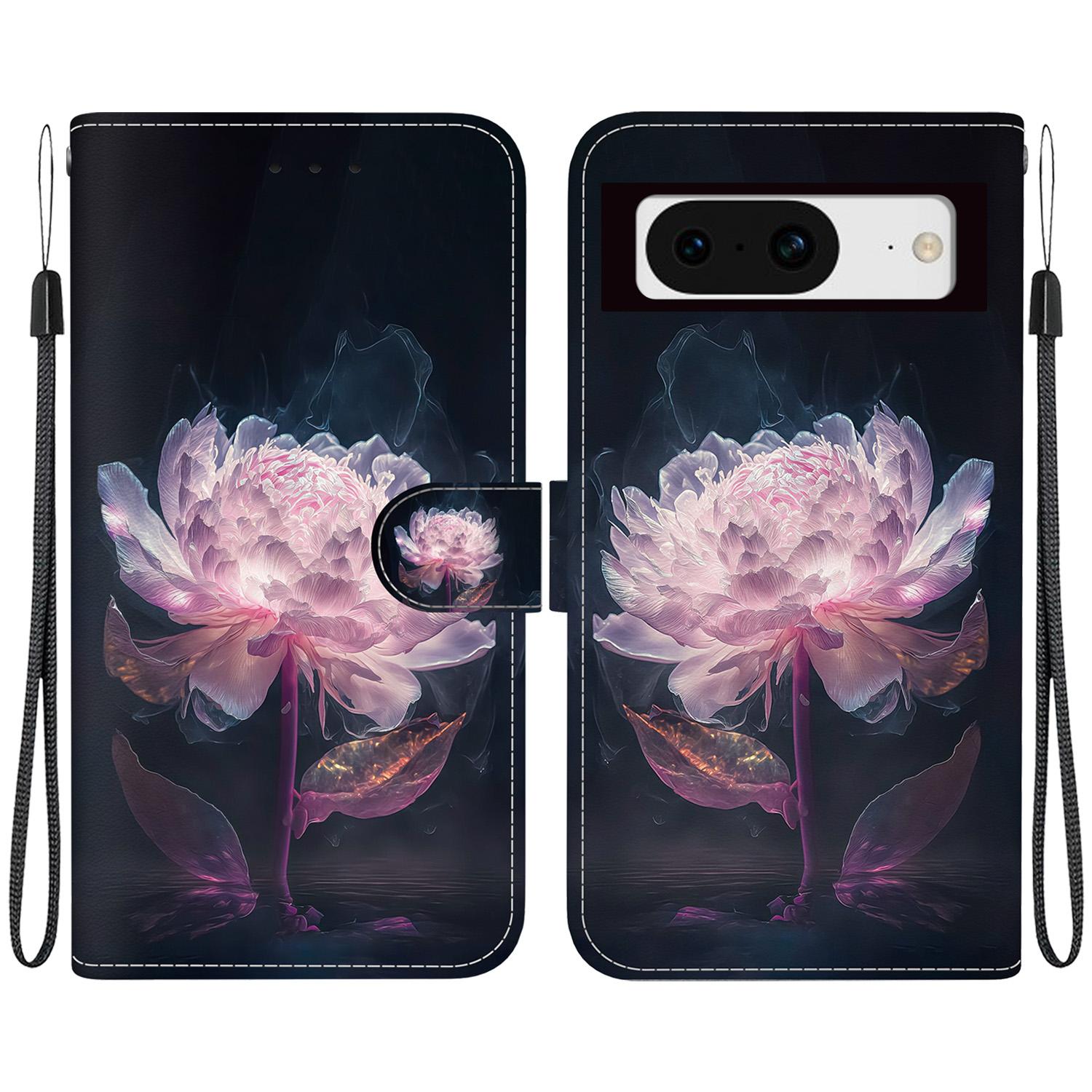 

Для Google Pixel 8 Pixel8 Pro 7 7A 6A 5A 5XL Pixel7 Pixel6 Чохол-гаманець PU шкіряна відкидна кришка з квітковим малюнком із тримачем для карток із підставкою, захисний чохол-гаманець Google Pixel 8 Pro