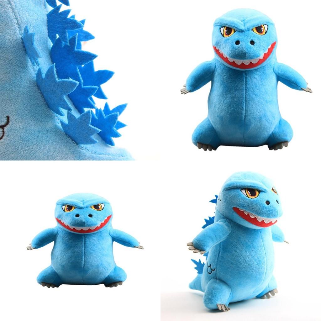 Soft 20cm Godzilla Monster Plush Toy Perfect Kids Gift Blue Stuffed Doll