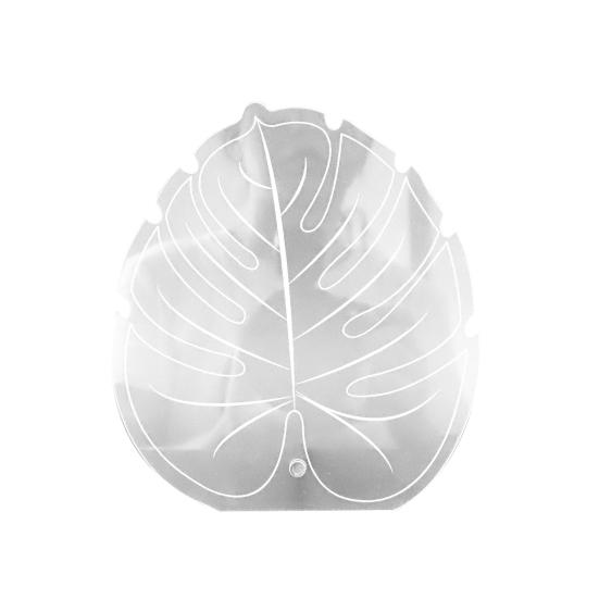 

Держатель для украшений Износостойкая Гладкая поверхность Декоративный Модный Легкая установка Видимый Органайзер для серег для повседневного использования Leaf