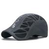 Summer Men's Quick-Dry Breathable Mesh Sports Cap with Sunshade and Sun Protection