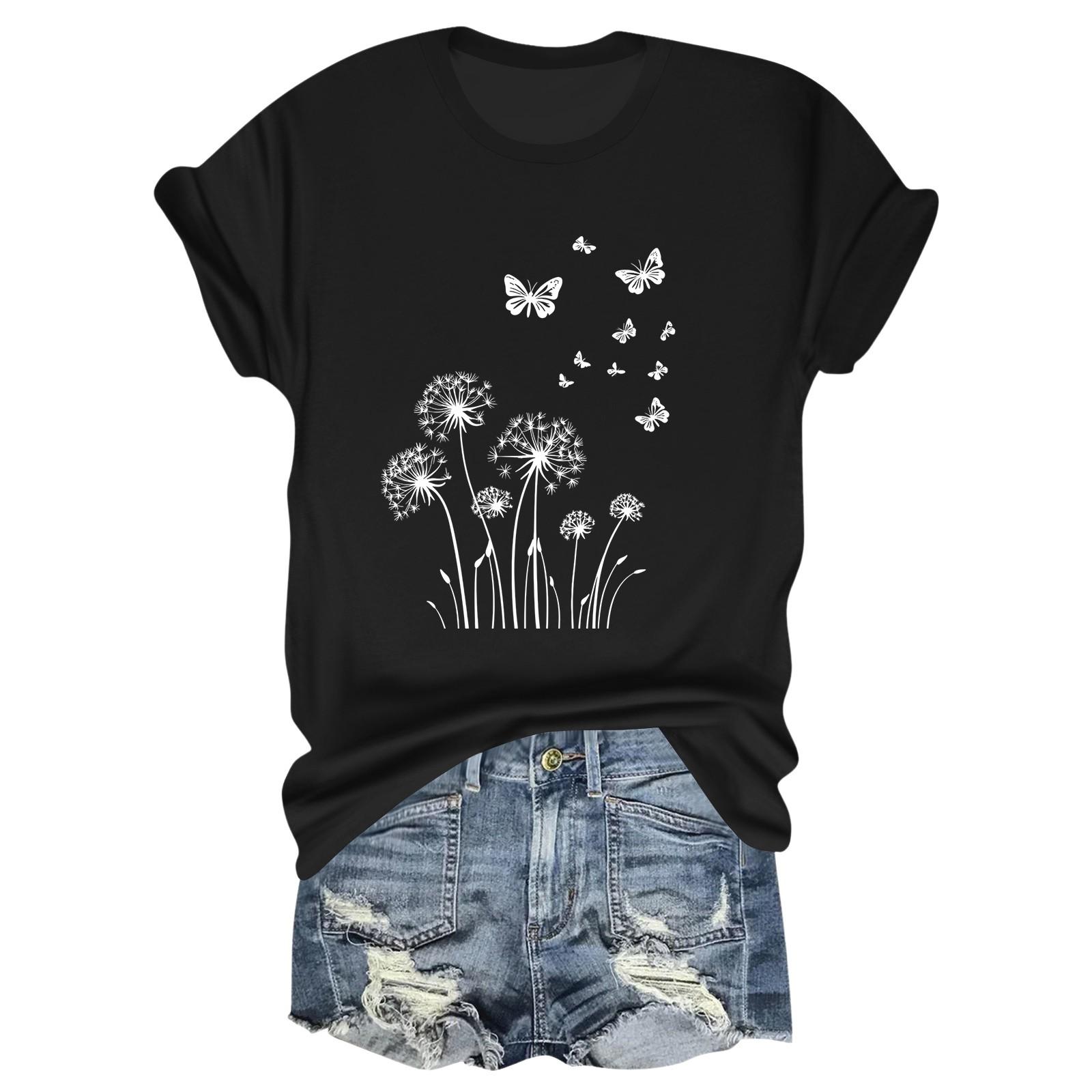 

Детская повседневная футболка с круглым вырезом и короткими рукавами с принтом и надписью «Топ» 100 чёрный