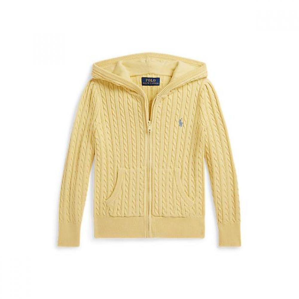 Polo Ralph Lauren Girls Mini Cable Cotton Full Zip Hoodie 2 6 Years Cwposwer6820599700 3