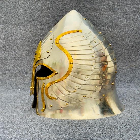 Medieval Lord or The Rings Helmet Knight Gondor Helmet Fully Wearable Medieval Armor LARP Display Halloween Costume Best Gift