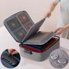 3-Layer Waterproof Document Organizer - Lockable Zippered File Storage Bag Portable Travel Tote for Papers & Folders Ziplock Bag