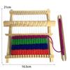 Handmade DIY Children's Wool Knitting Machine: Educational Wooden Toy for Science and Technology Exploration