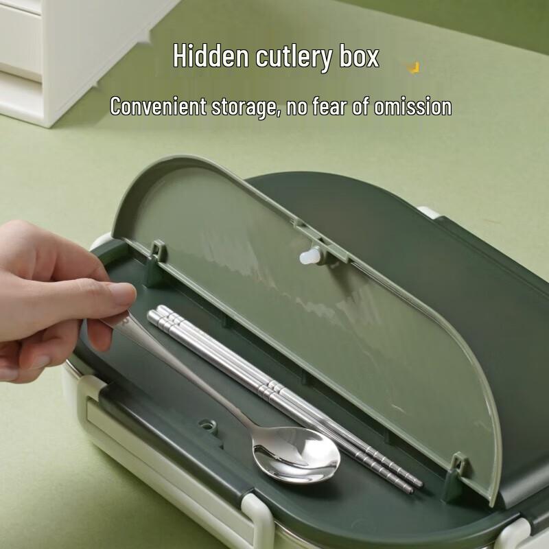 Supor 316 Stainless Steel Divided Insulated Lunch Box for Students