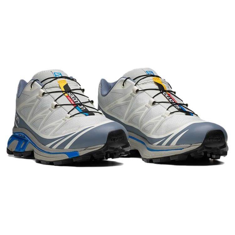 Salomon XT-6 Polyester Comfortable Simple Breathable Low-Top Outdoor Functional Shoes Unisex Shoes Alloy 472922