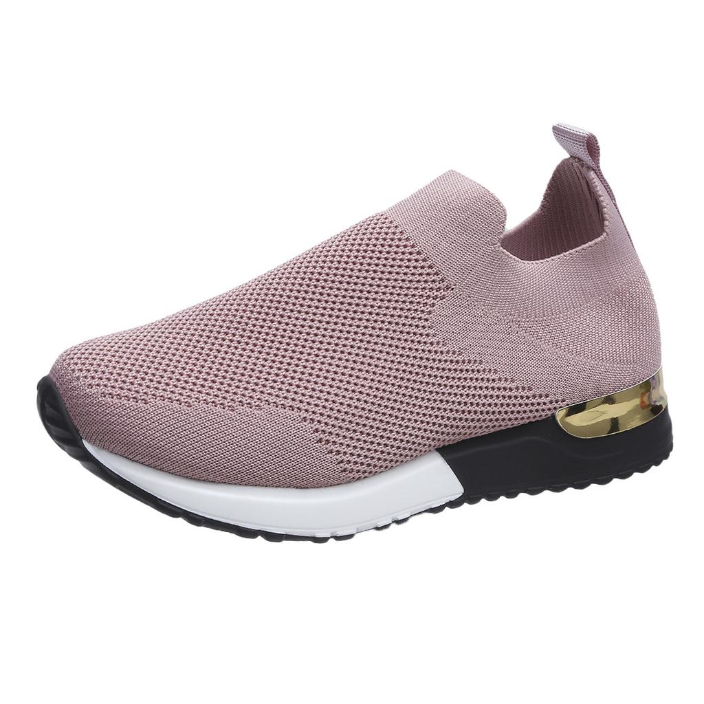 New sports fly-woven socks shoes elastic cloth large size women's shoes