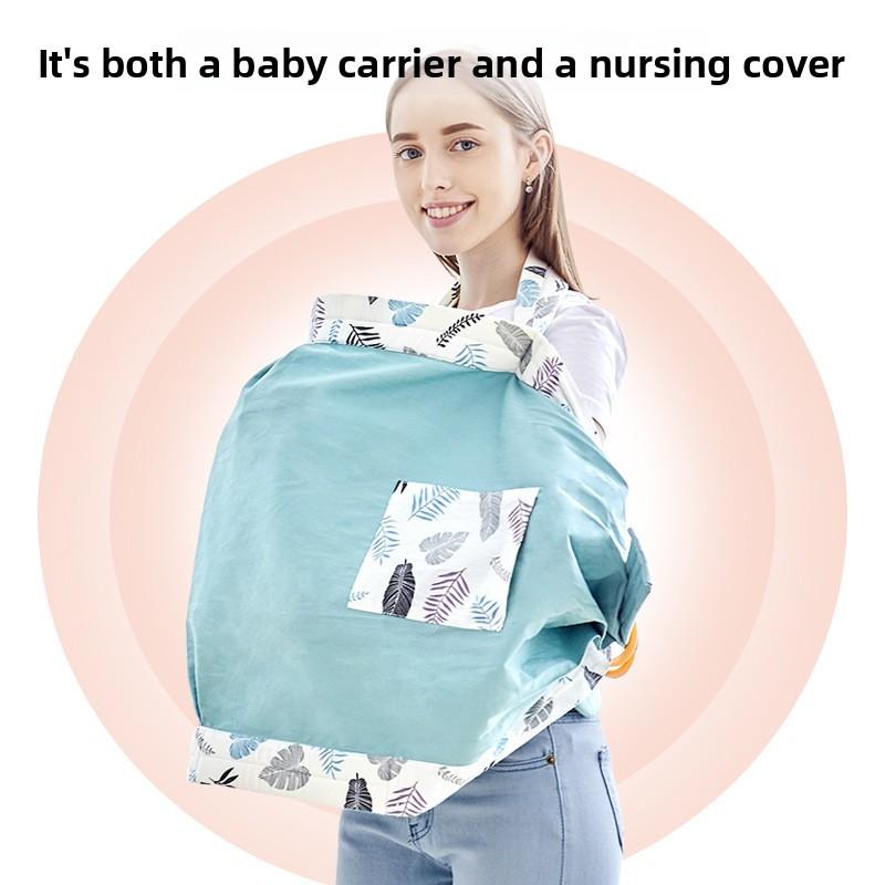 Baby Wrap Carrier With Adjustable Single Shoulder Strap For Infant And Toddler Use