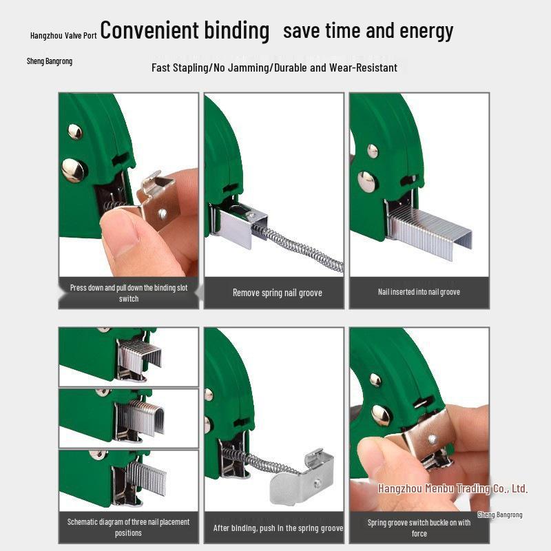 Manual Pneumatic Steel Nail Gun for Home Use
