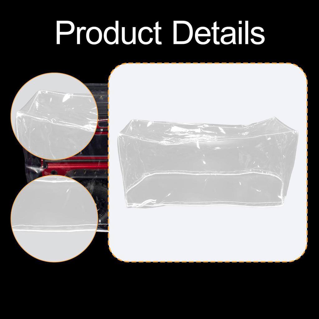1/10 Clear Dust Cover Transparent Waterproof Lightweight Universal Dustproof PVC for Rock