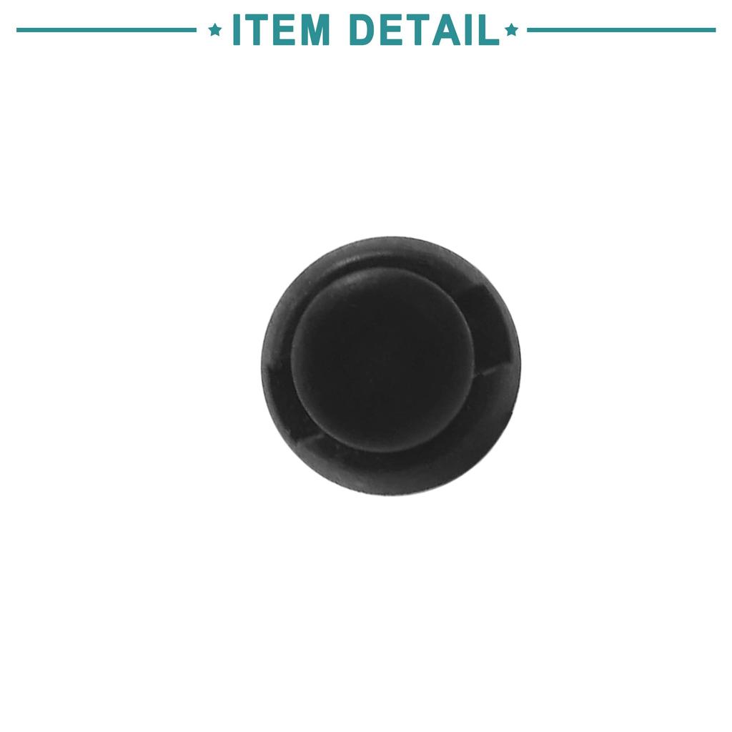 ACROPIX 40pcs Plastic Rivets Fender Fastener Fixing Clips Universal 6mm Diameter Hole Black