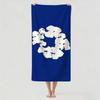 Print D-Denim T-Tear Towel Drying Bath Towel Applicable To Light Swimming Camping Yoga Beach Out
