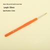 Candy-colored Crochet Hook with Gold-Plated Head - Soft Handle for DIY Sweaters, Shoes, and Hats