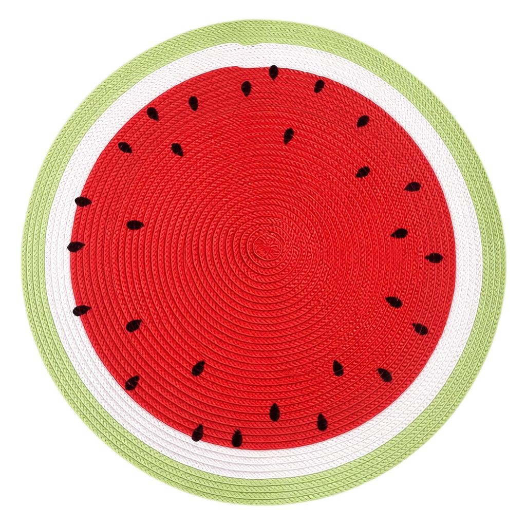 Ronde Geweven Stijl Placemat PP Materiaal Duurzaam Tafelkleed Diameter 38cm Geschikt voor Eettafel Keuken Gebruik