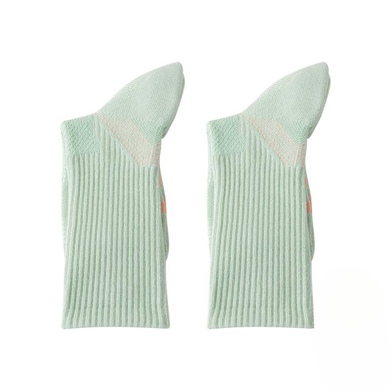 Female Spring and Autumn Fitness Cycling Running Non Slip Professional Sports Mesh Breathable Long Socks