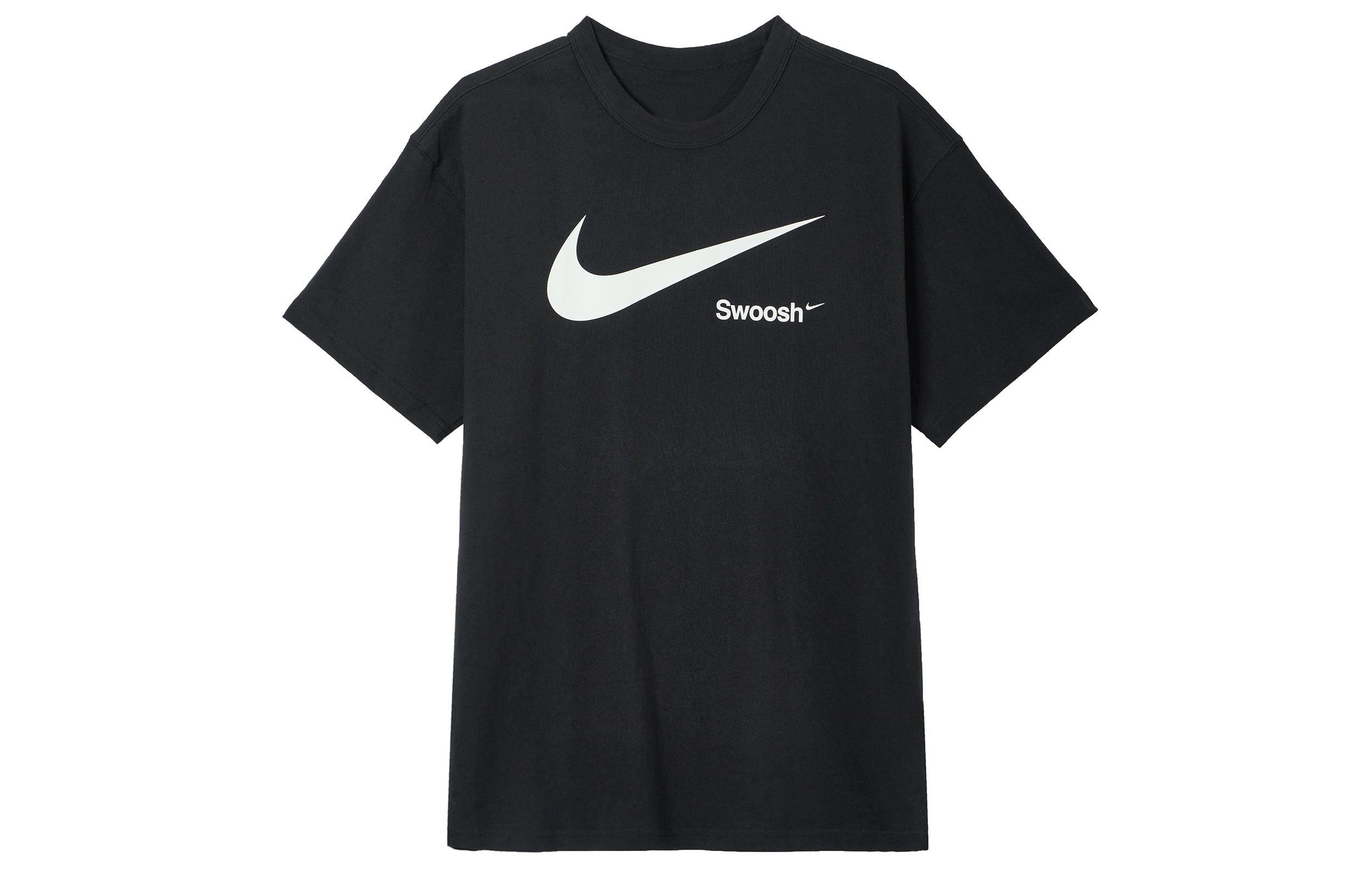 

Nike T Shirts Men s Black Crew Neck Moderate Straight Fit DX6309-010 L