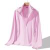 High-Quality Summer UV Protection Ice Silk Hooded Jacket with Stand Collar