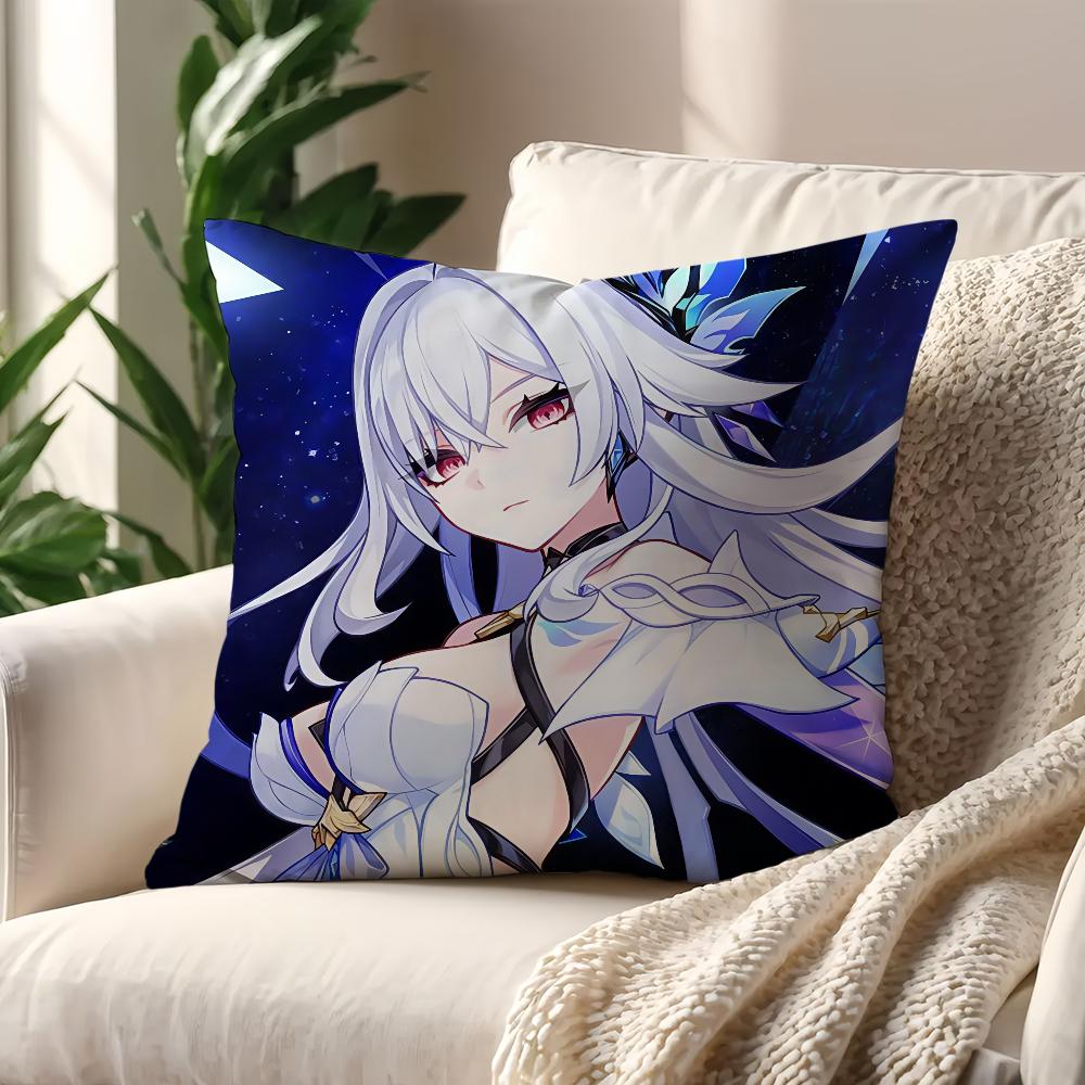 Game Skirk Genshin Impact cushion cover Pillow Cover Decoration Room Home Sofa living Office Car Nordic Simplicity