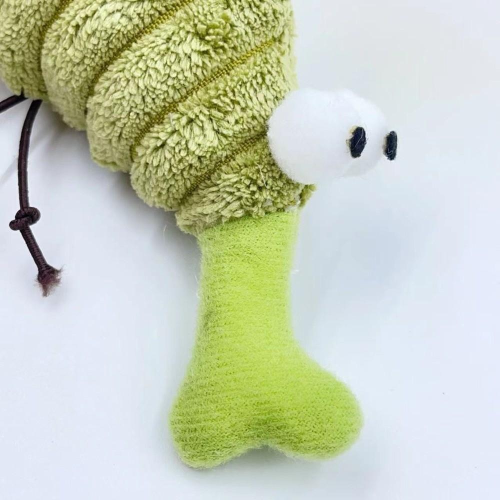 Pet Green Fluffy Pet Cat Simulated Mosquito Soft Cat Bite Resistant Interactive Cat Kitten Exercise