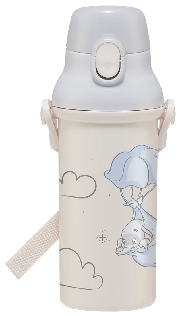 

Бутылка для воды Skater Disney Dumbo 480 мл, антибактериальный пластик, сделано в Японии, детская PSB5SANAG-A