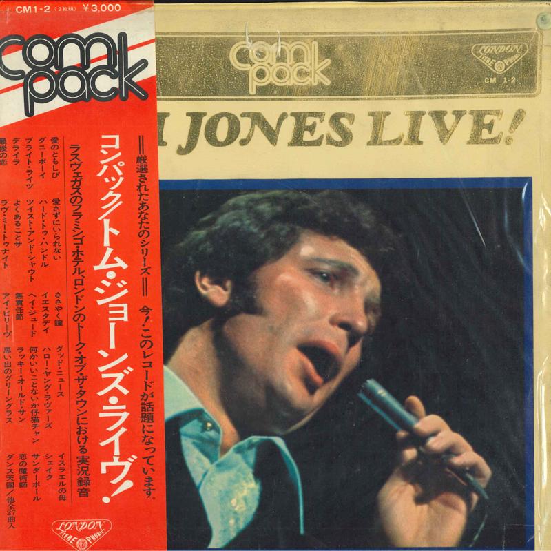 

LP Пластинка ТОМ ДЖОНС - Живой! CM12 ЛОНДОН 1972 Япония Оби Поп Б/У