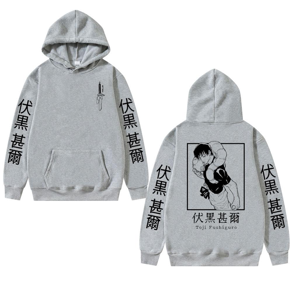 

Аниме Магическая битва Фушигуро Тодзи Графические худи Оверсайз худи с капюшоном Длинный рукав Хлопковое худи Мужская женская одежда 3XL