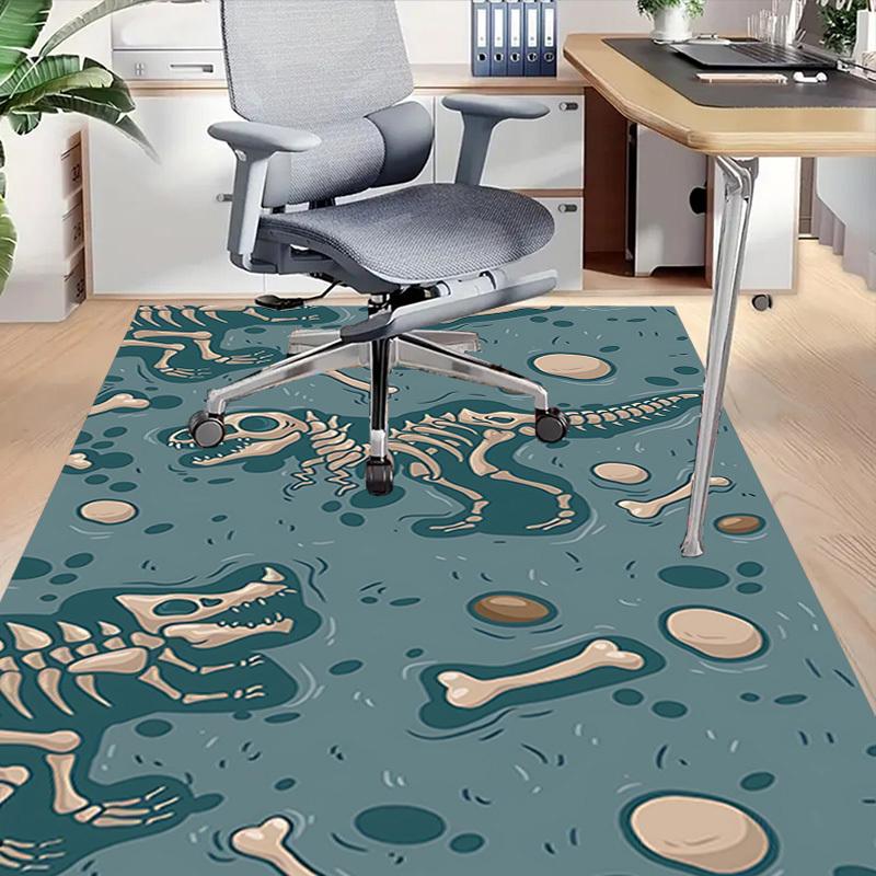 1PC Dinosaur Fossils Extra Large Non-Slip Floor carpet, Office, family, bedroom, Studio - Large Area RugJ0341