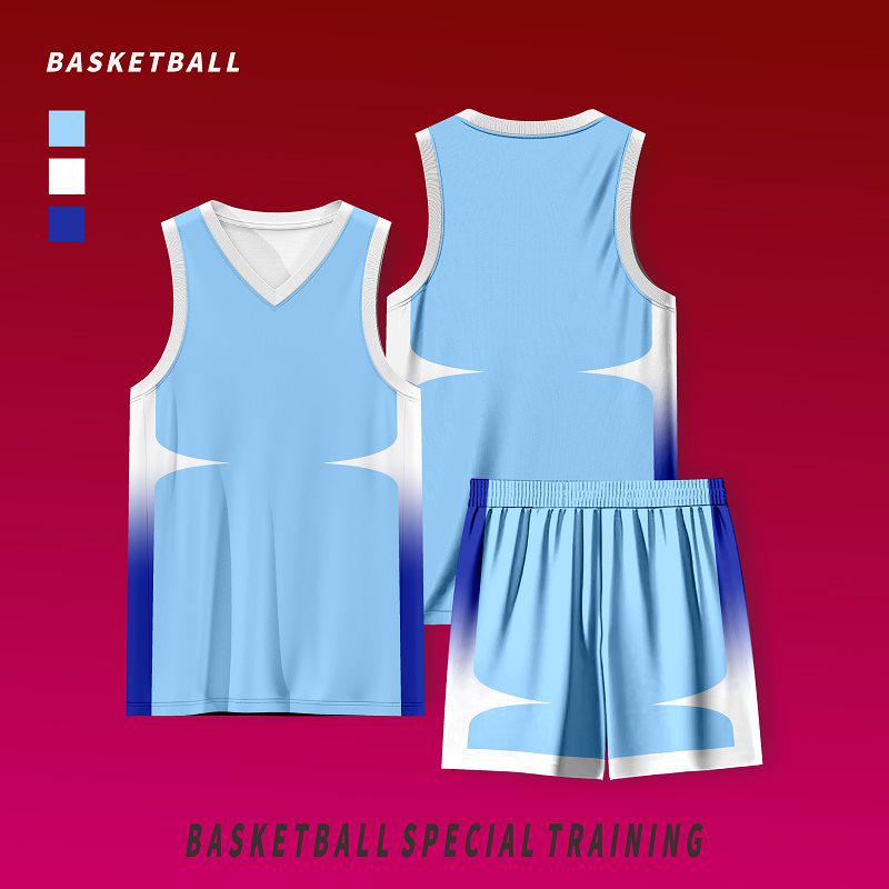Breathable Basketball Jersey Set – Customizable, Moisture-Wicking, Sweat-Wicking Sports Uniform