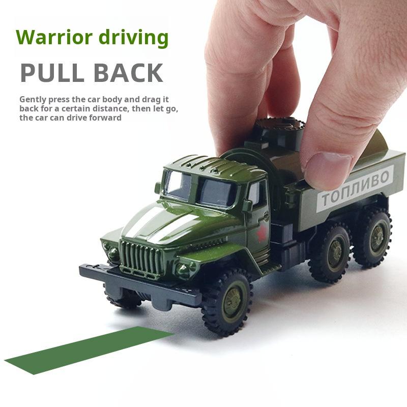 Simulazione Militare Carro Armato Armato Elicottero Veicolo Corazzato Camion Ambulanza Macchina a Retrazione Modello Giocattolo per Bambini Lega Metallo+plastica