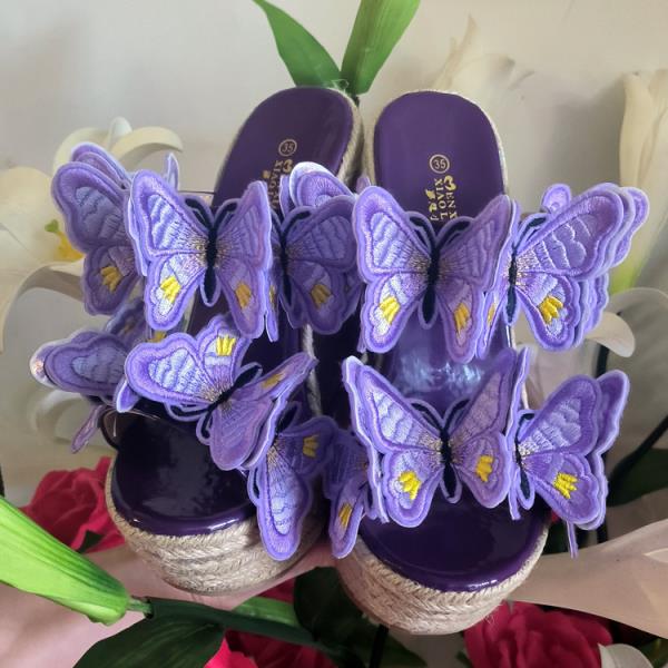 Fashion Shoes Peep Toe On A Wedge House Slippers Platform Women Heels Slides Summer High Transparent Sexy Super On A Wedge Slippers Wome