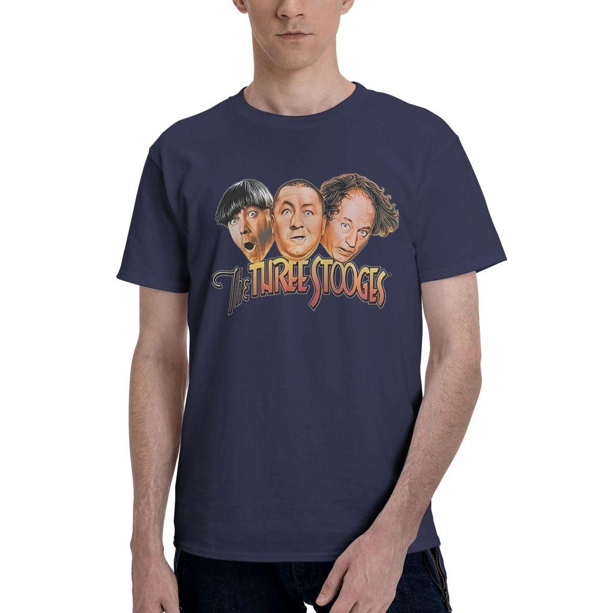 

Vintage Three Stooges 100 Cotton Casual Breathable Confortable Summer Designer Clothes Men Funny Gifts 4XL