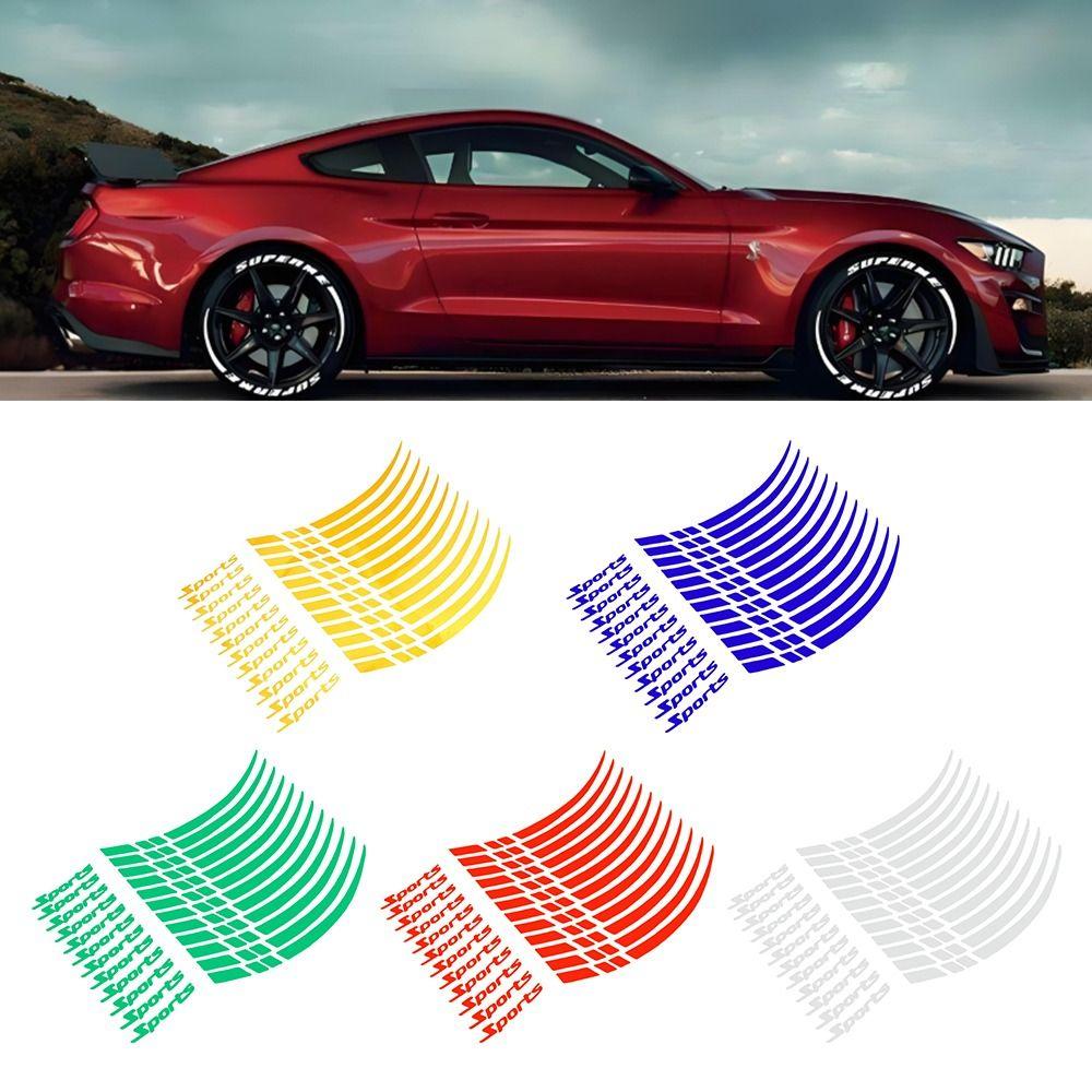 

Multifunctional Motorcycle Bicycle Wheel Rim Stripe 18-21 Inch Car Wheel Reflective Sticker синій