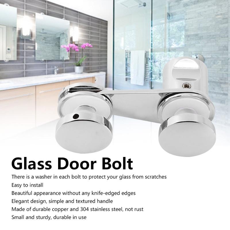 Bathroom Glass Door Lock Shower Room Latch Lock For Home Office Doors Use Household Decoration