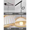 Dining Table Rocker Chandelier Minimalist Modern Extendable Rotating Long Pole Lamp Folding Swing Arm Chandelier Indoor Lighting