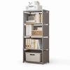 Durable Multilayer Bookshelves Cases 5/6 Tiers Cube Storage Organizer Metal Shoe Rack  Storage