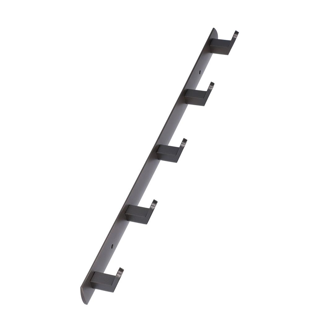 45cm Row Hook Wall Mount Aluminium Alloy Coat Towel Hook for Kitchen Bathroom Bedroom Closet
