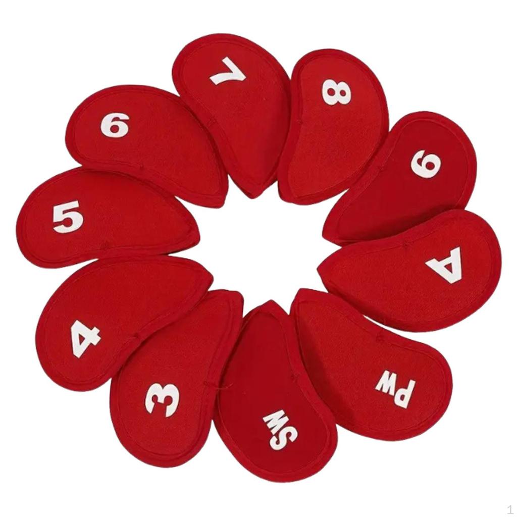 10 Neoprene Covers for Golf Club Heads, Universal Fit