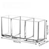 1/2PCS Clear Acrylic Desktop Pencil Holder Ins Large Capacity Sticky Note Organizer Desk Storage Shelf Organizer
